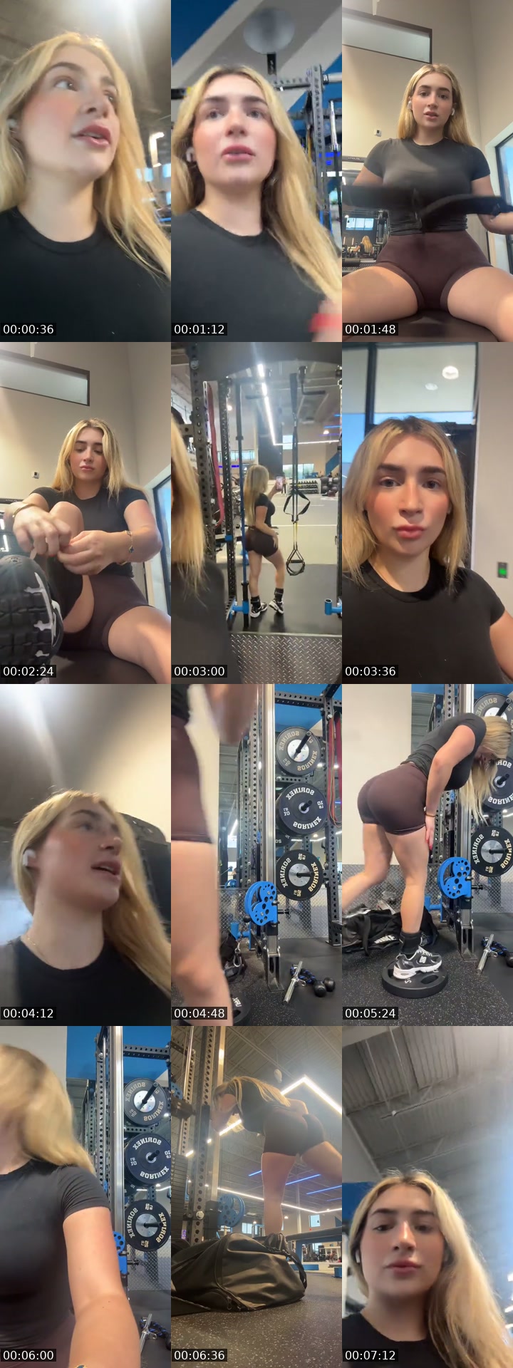 TikTok live: Gym stream by @itsfaithlianne