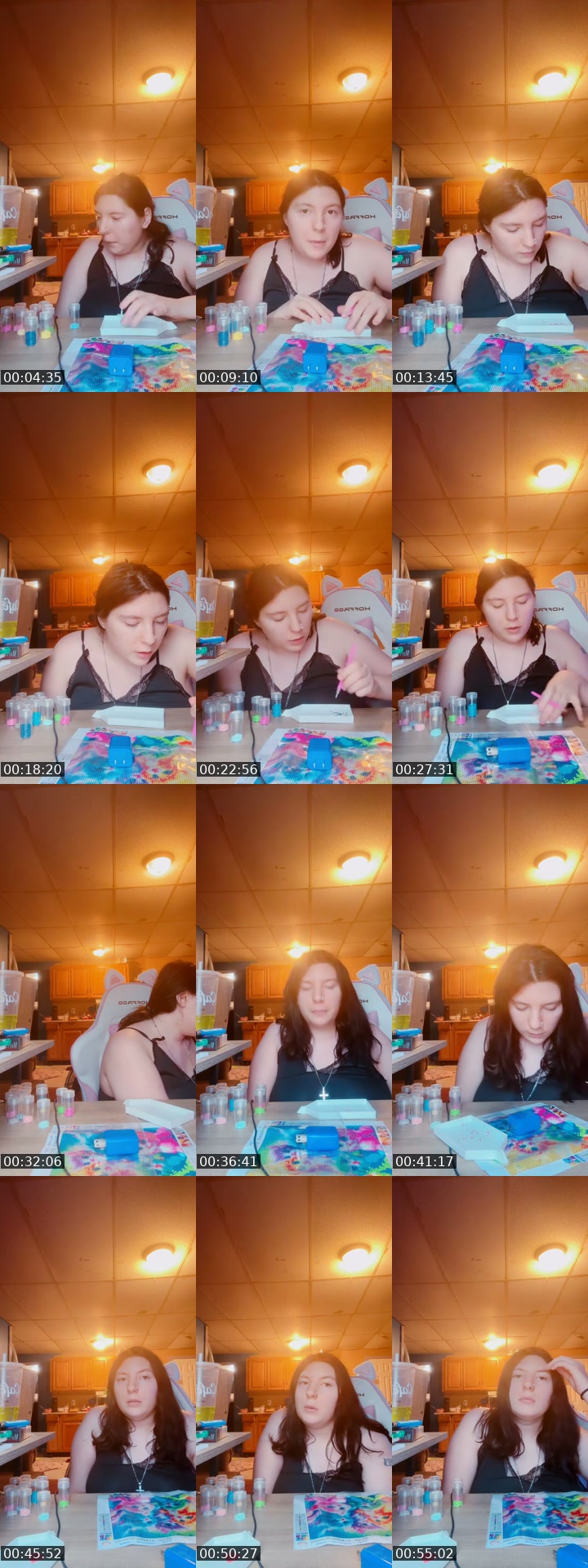 TikTok live: Diamond painting come watch me by @feleshadeberry702