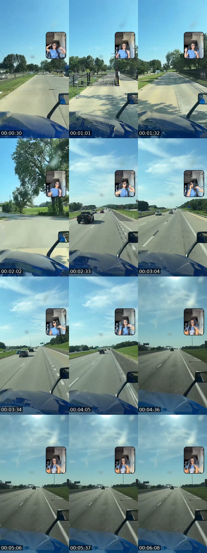 TikTok live: PASSENGER POV🚛💗 by @yin6863