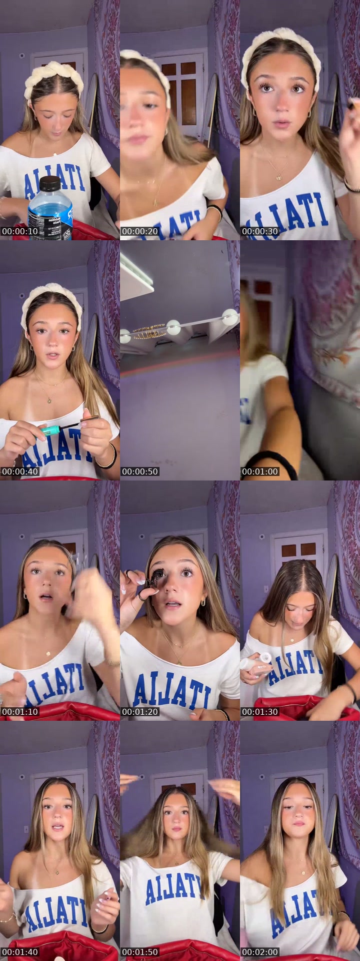 TikTok live: grwm by @kosiskyamber