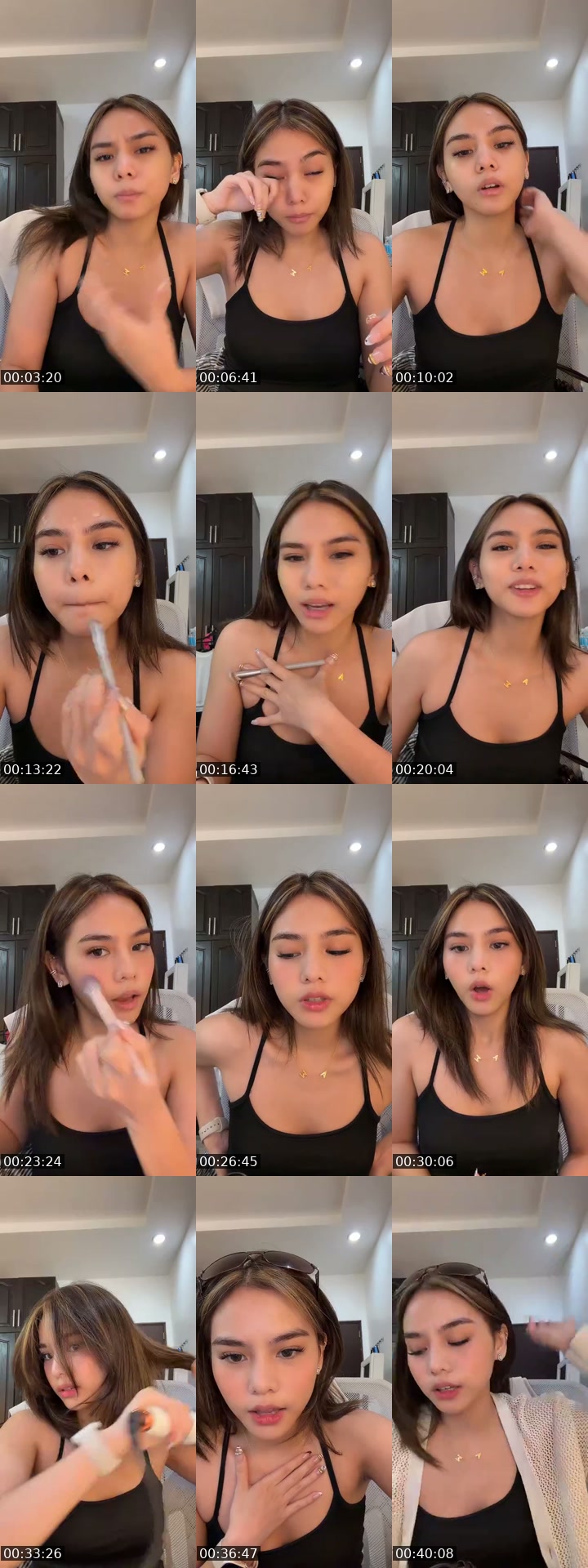 TikTok live: grwm by @angelmharee