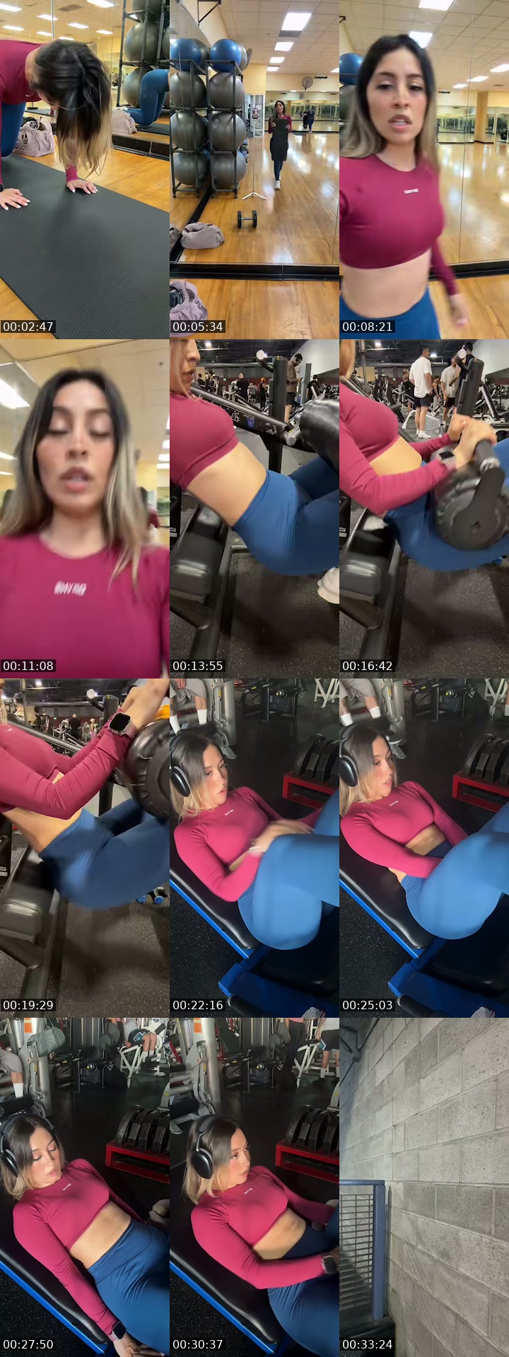 TikTok live: Glute day by @michelleopolis
