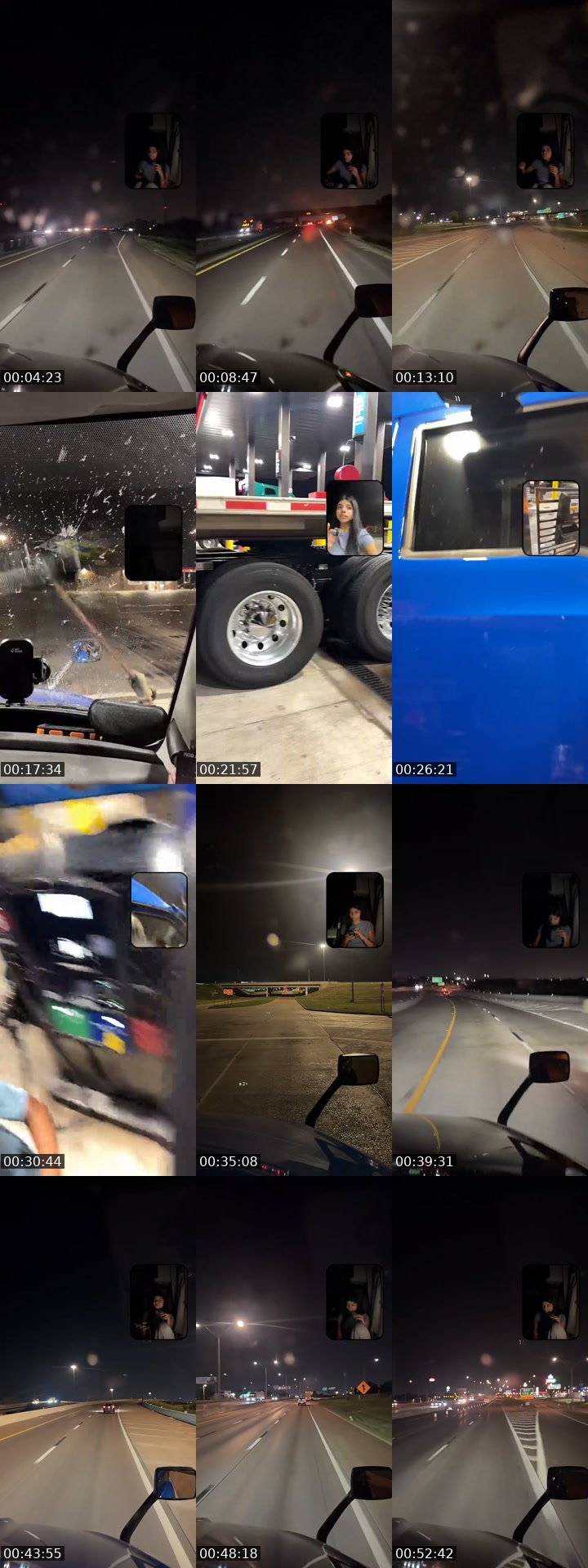 TikTok live: PASSENGER POV🚛💗 by @yin6863