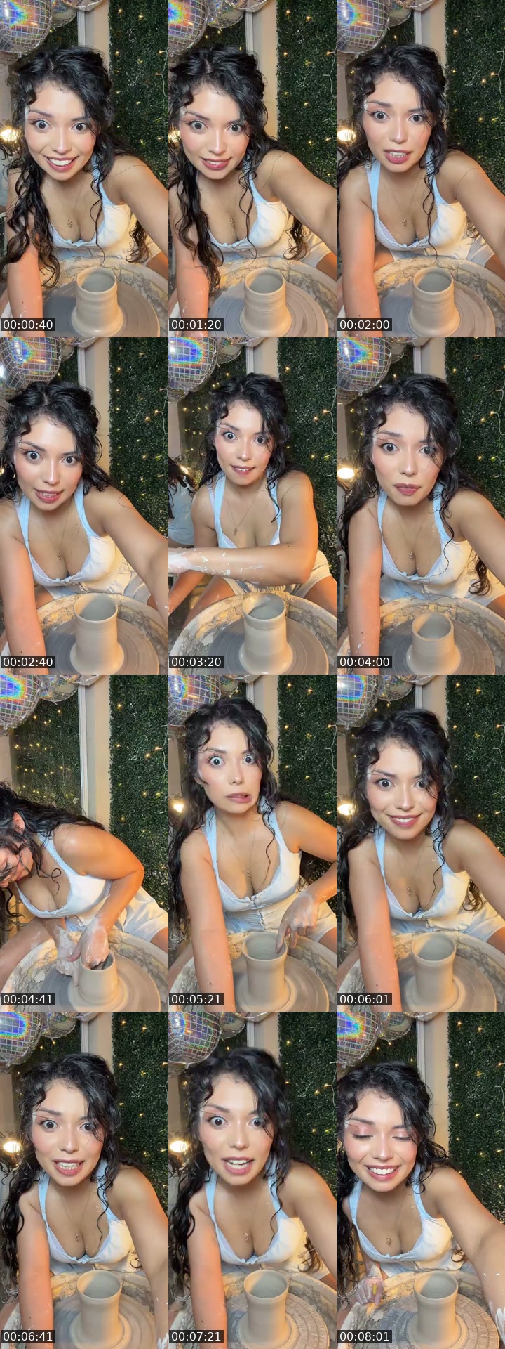 TikTok live: Playing with mud ❤️ by @spepydoes