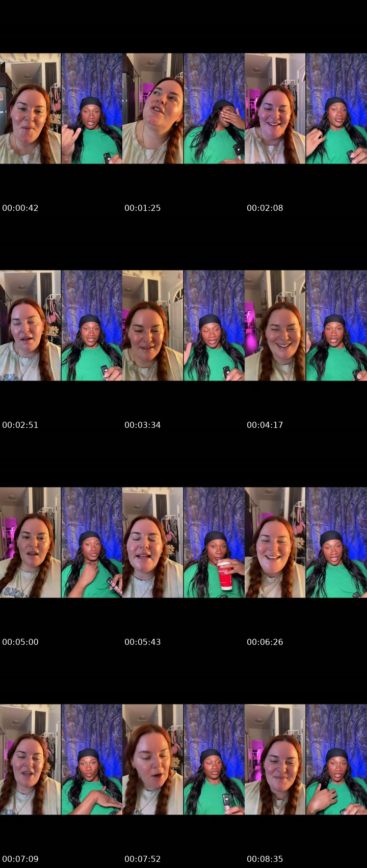 TikTok live: Skin care + unwind by @tessholliday