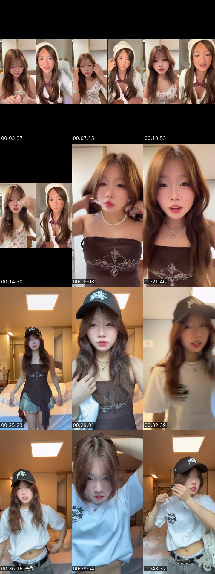 TikTok live: in korea hotel grwm by @jusmeiqi