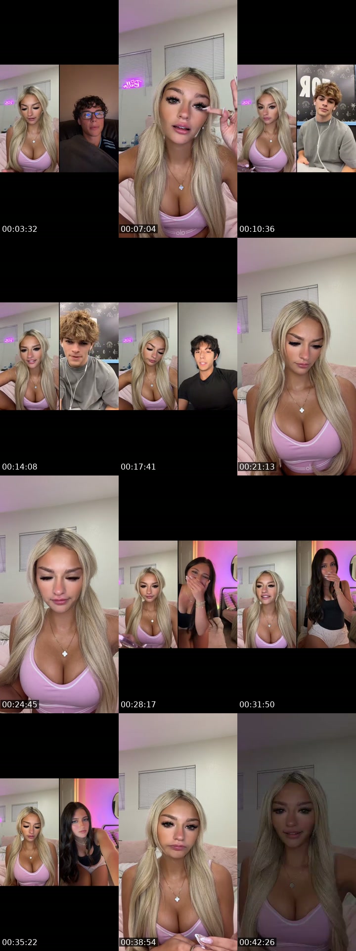 TikTok live: no broke boys 😉💝 by @bellamiamiii