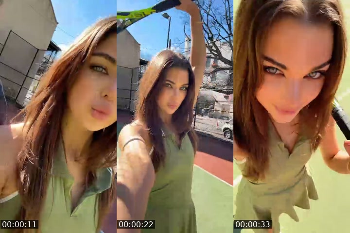 TikTok live: Playing tennis 🎾 by @persiathorpoet