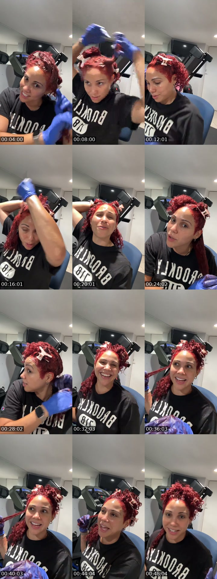 TikTok live: Hair dye 😭😭😭 by @vannibk