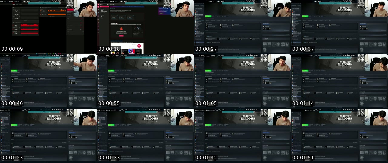 TikTok live: White Shadows ~ ظلال بيضاء by @ayklam10