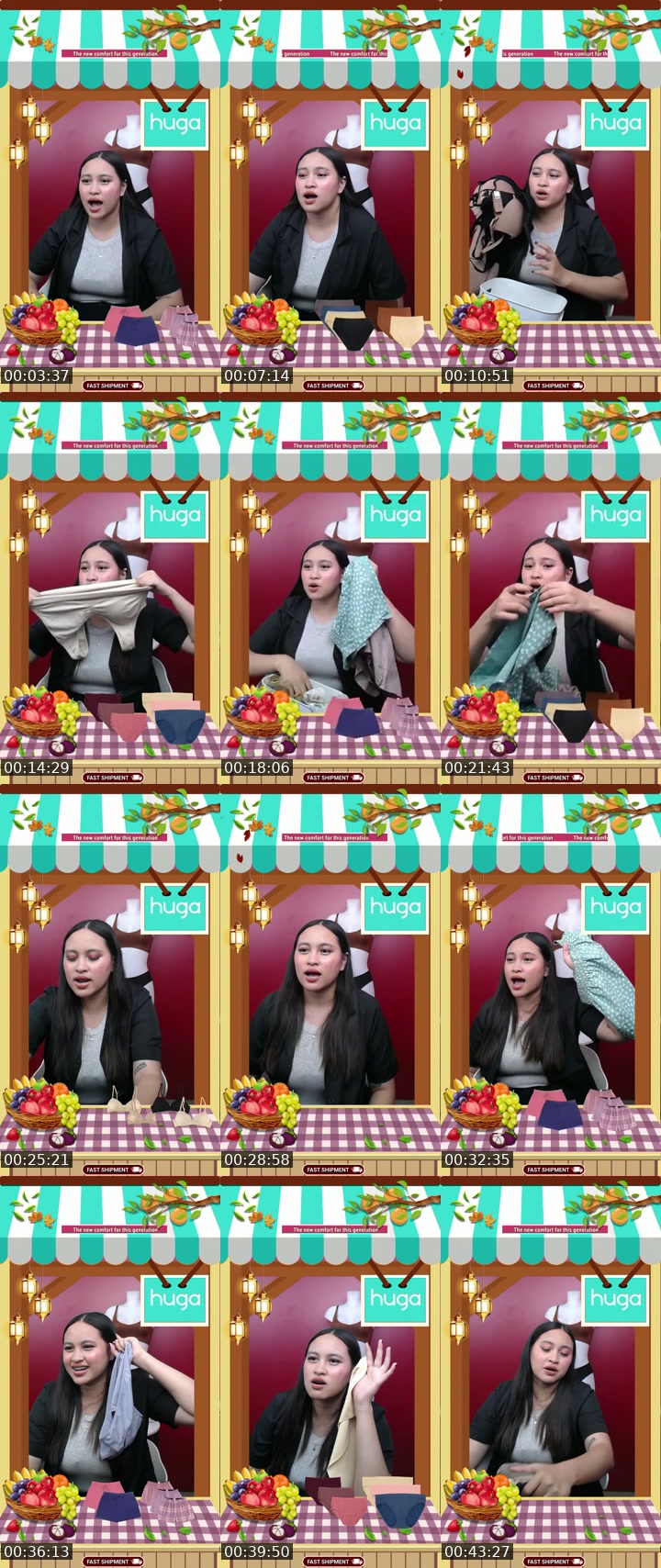 TikTok live: HUGA OFFICIAL STORE by @hugabrand