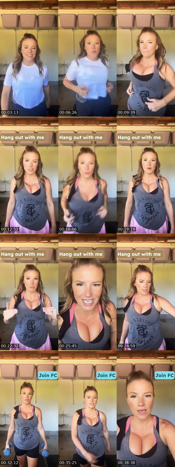 TikTok live: Workout with me by @jenniferfountainhead