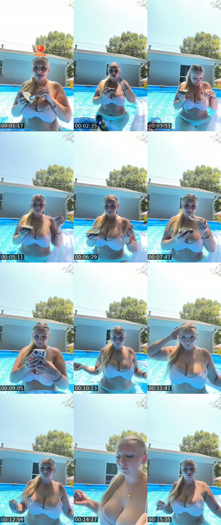 TikTok live: in the pool by @gatek33pgaslightgirlb0ss