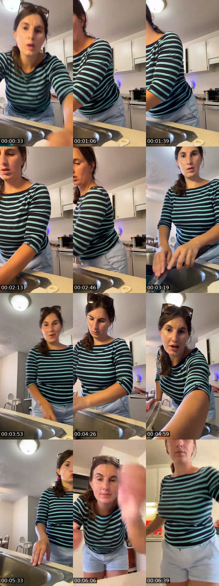 TikTok live: Outta class early clean w me by @mommycerina5