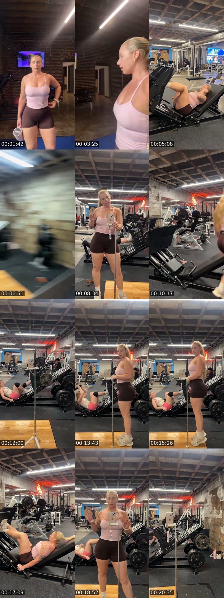 TikTok live: peachy workout 🍑 by @iam__jessicalauren