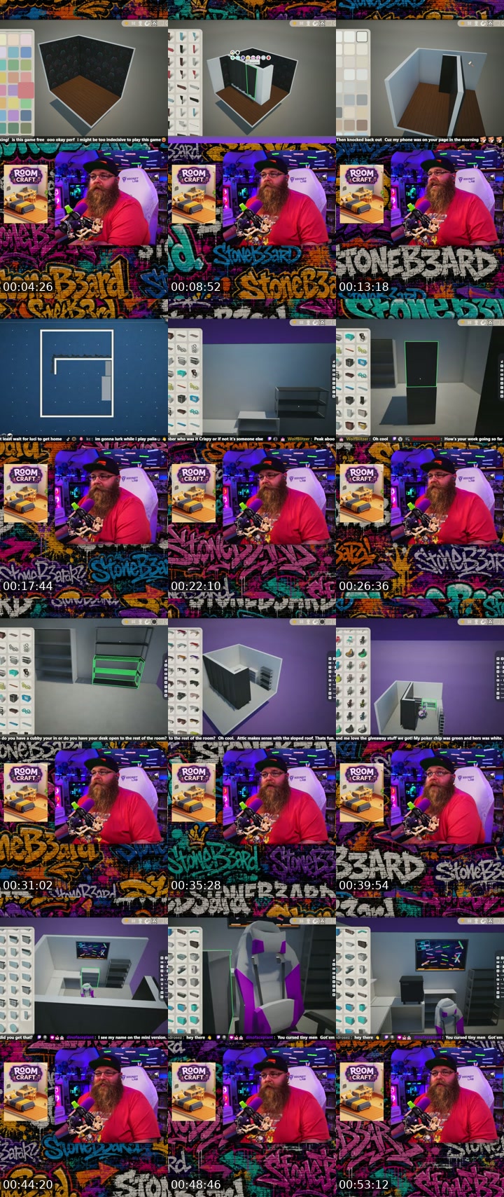 TikTok live: Building my dream space in Room by @stoneb3ard
