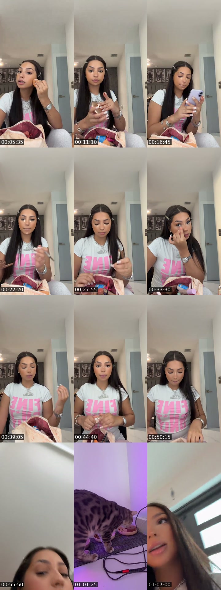 TikTok live: grwm to battle 💗 by @angiexsantii