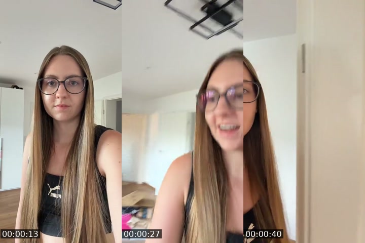 TikTok live: Back at home ☺️ by @ich.tinaa