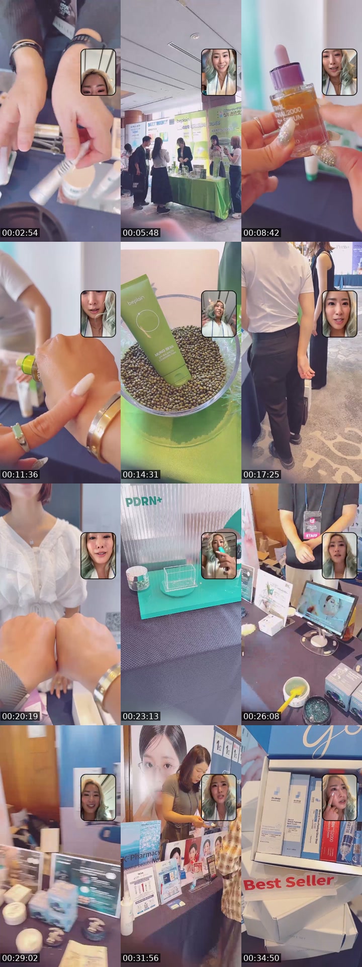 TikTok live: 韓国コスメ展示会 by @meguhyewon