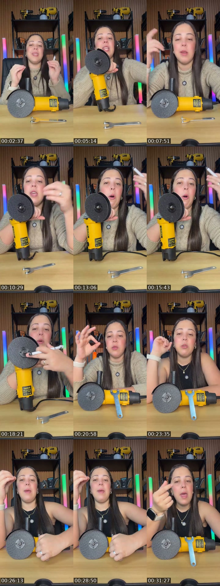 TikTok live: OFETA lixadeira/esmerilhadeira by @achotop