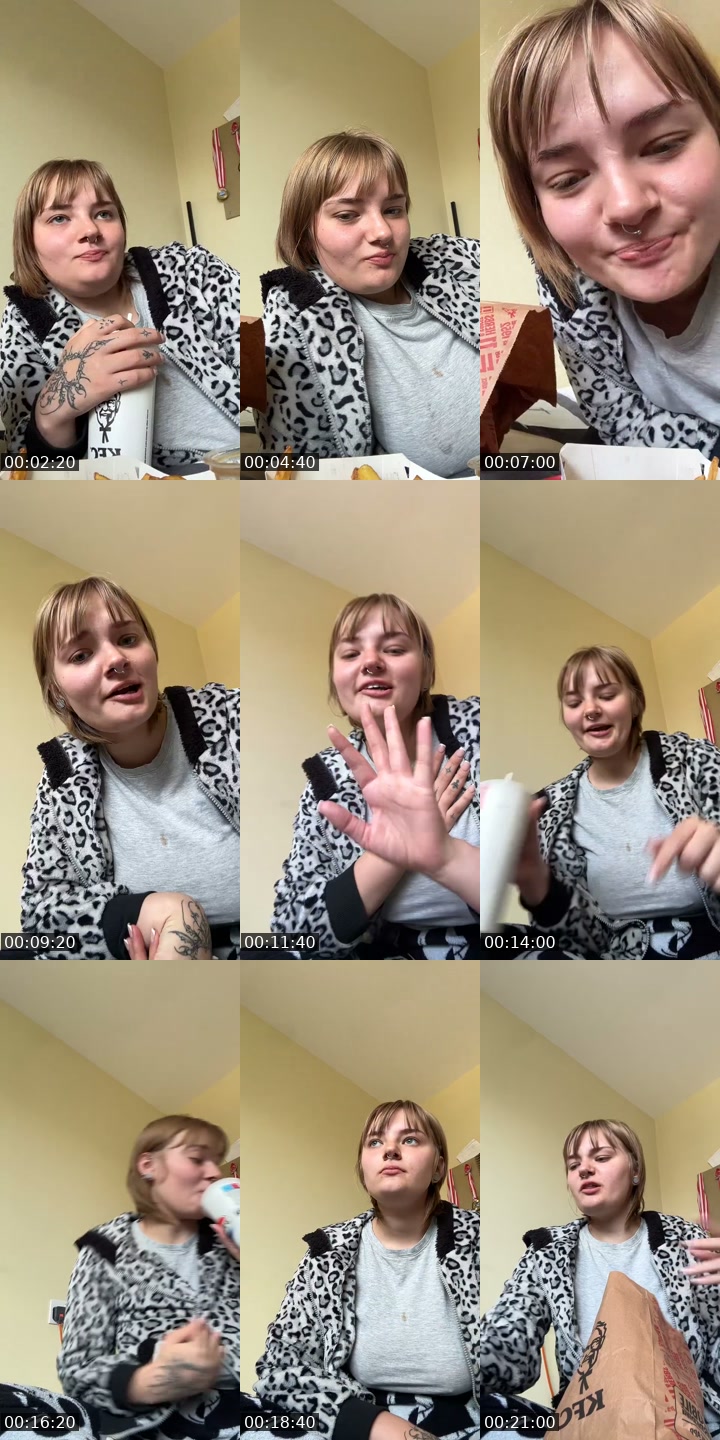 TikTok live: Eat w me fat girl addition x by @x._shayy._x