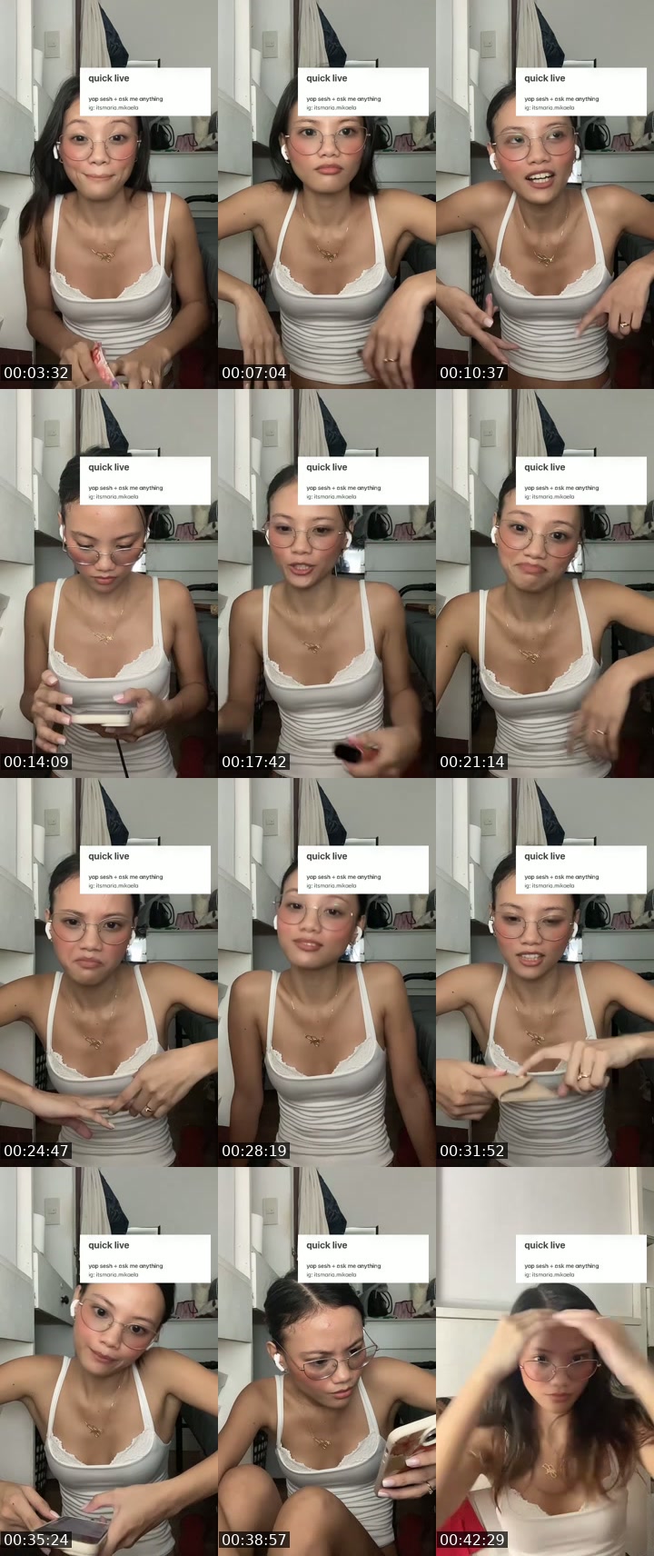 TikTok live: entertain me!! by @mariamikaela888