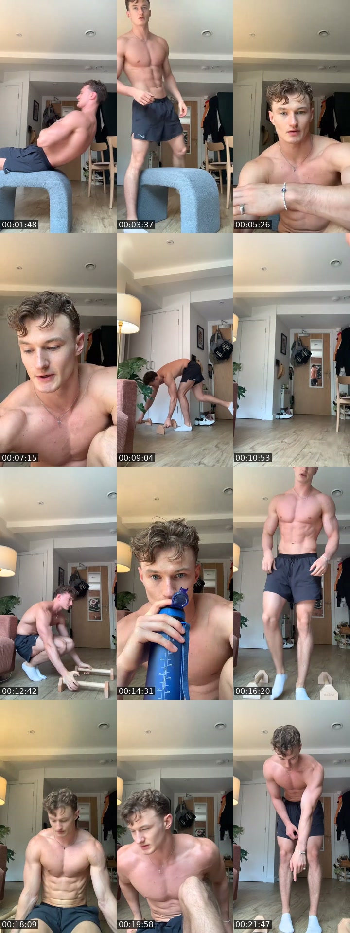 TikTok live: Home workout by @korben_fellows