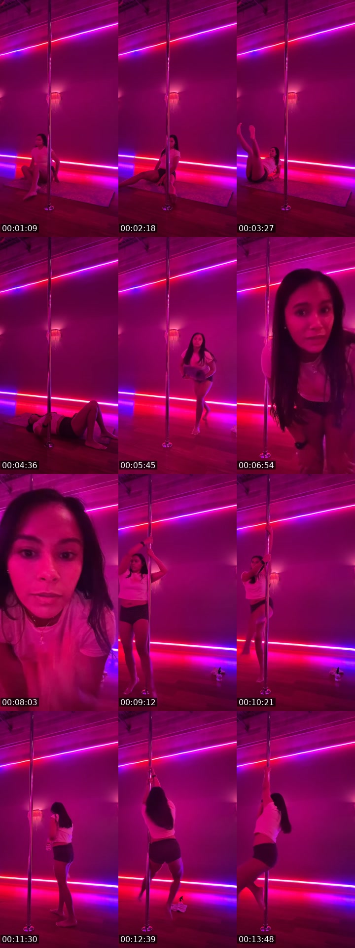 TikTok live: 5th pole class by @.mari22222
