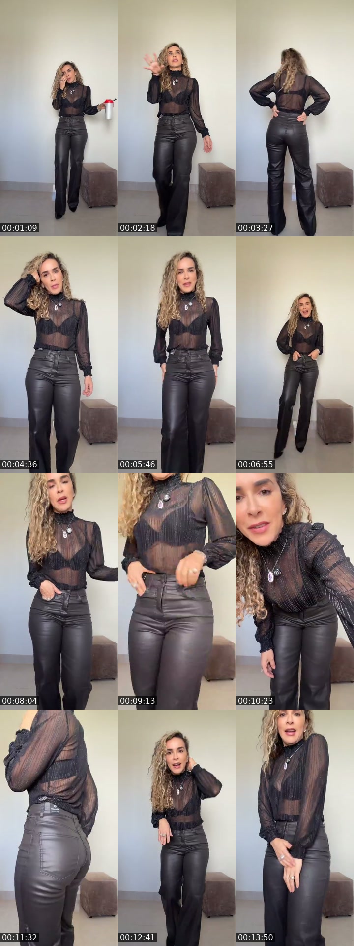 TikTok live: CALÇA wide Leg RESINADA 34 ao 44 by @julianaoliveirasol