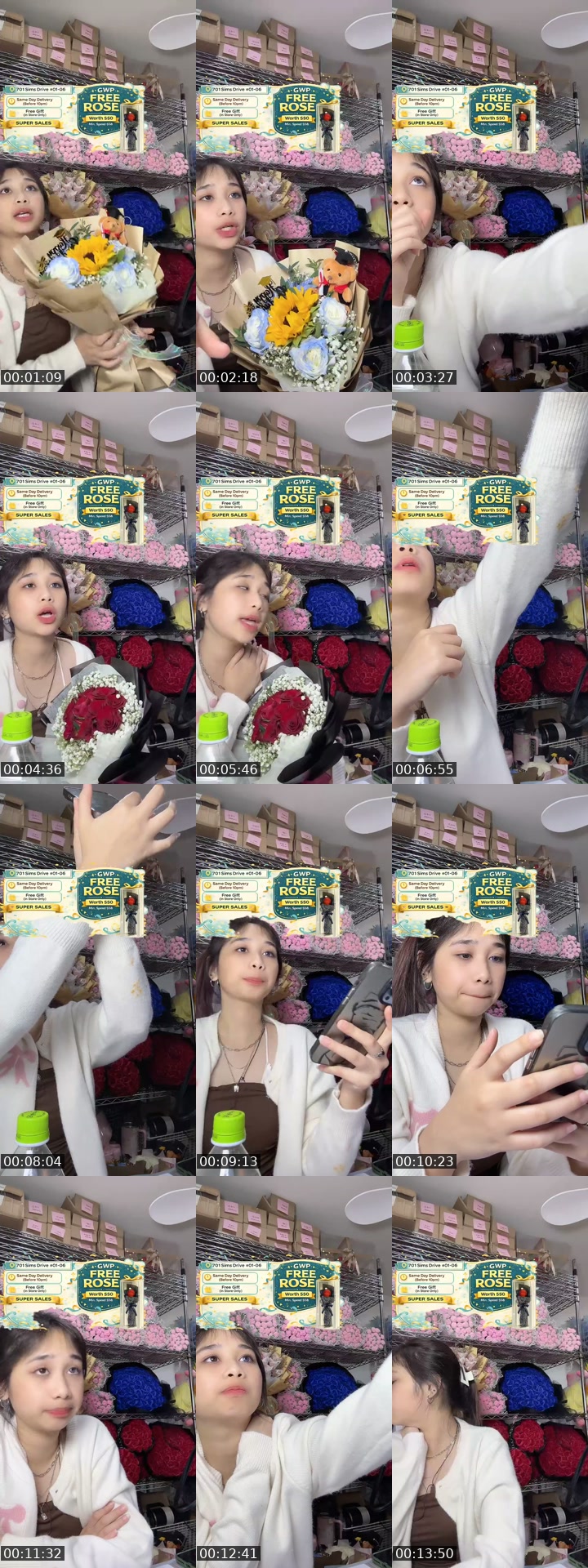 TikTok live: Tuesday deals!! by @flowershopsg