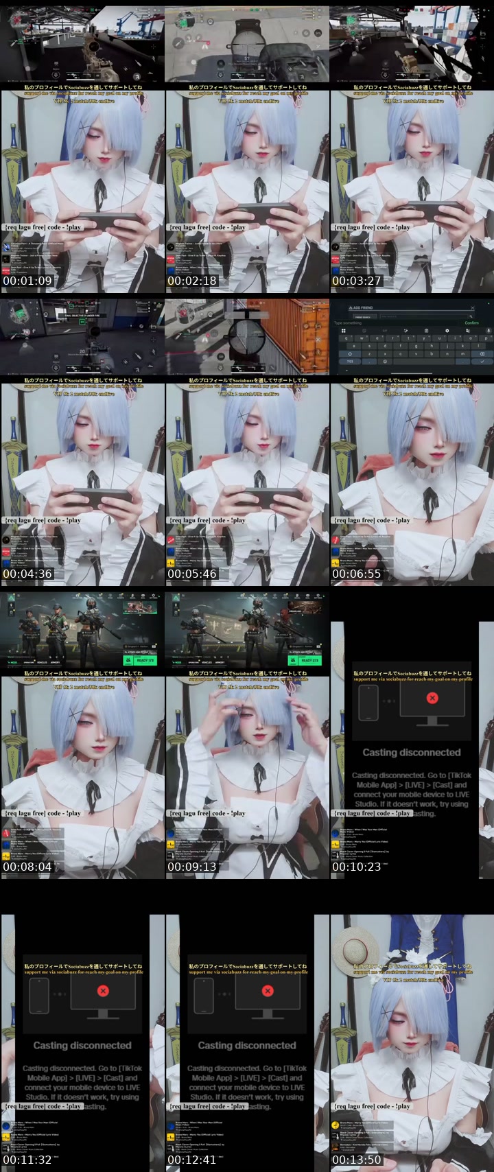 TikTok live: rem gamon by @juejibi