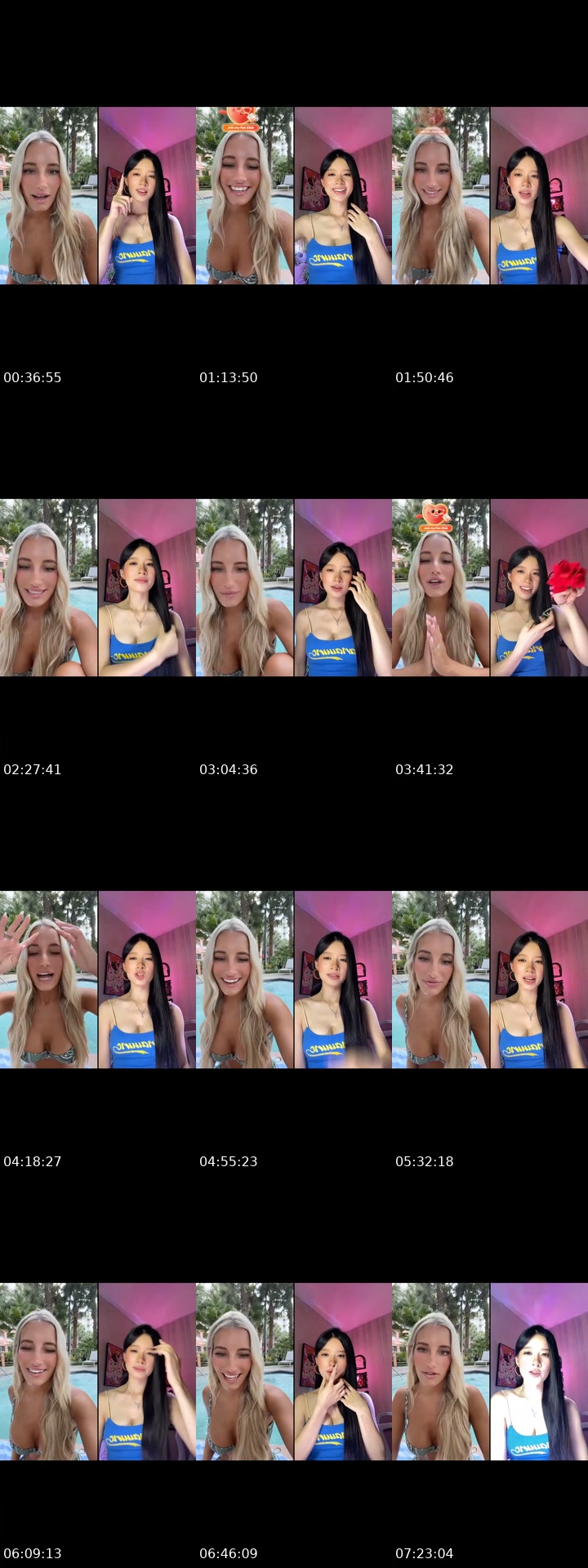 TikTok live: Hannah’s live 💛🍌 - pool day! by @hannahkotickk