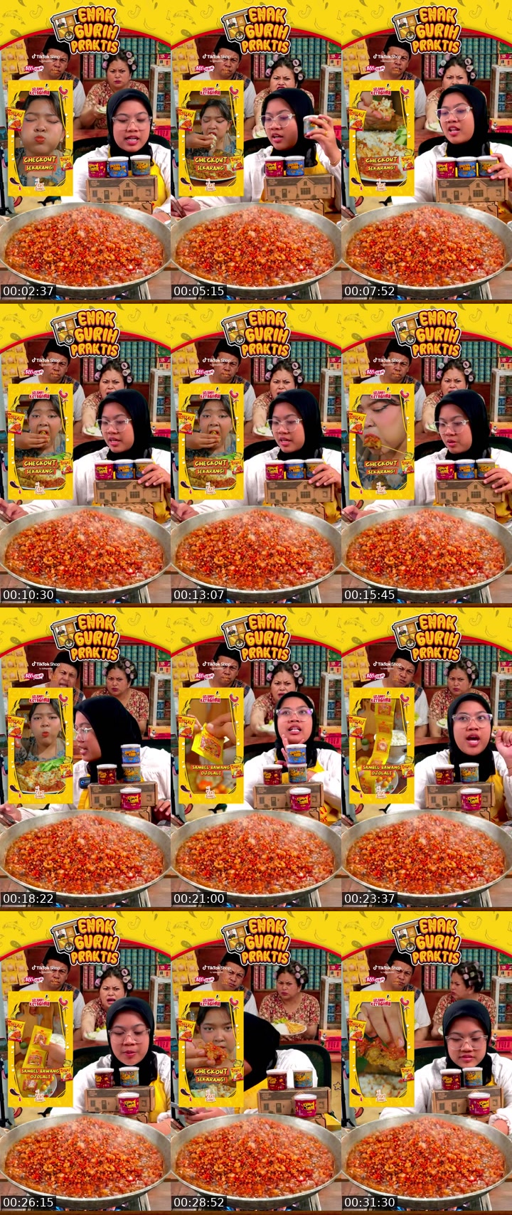 TikTok live: TEMAN MAKAN BARENG KELUARGA🌶😍 by @eatsambel