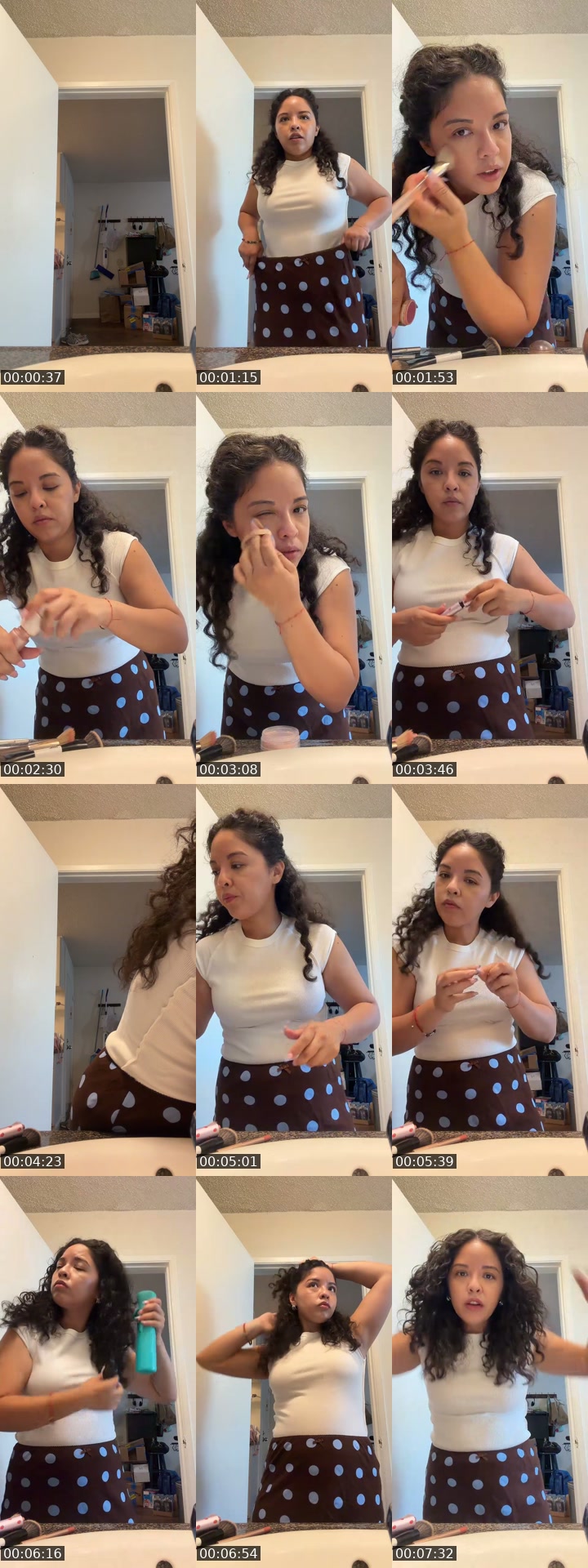 TikTok live: GRWM by @karinareyl