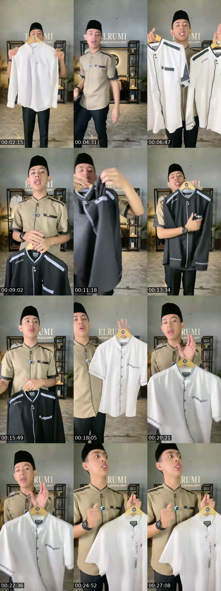 TikTok live: Promo baju koko pria by @elrumi_apparel_official