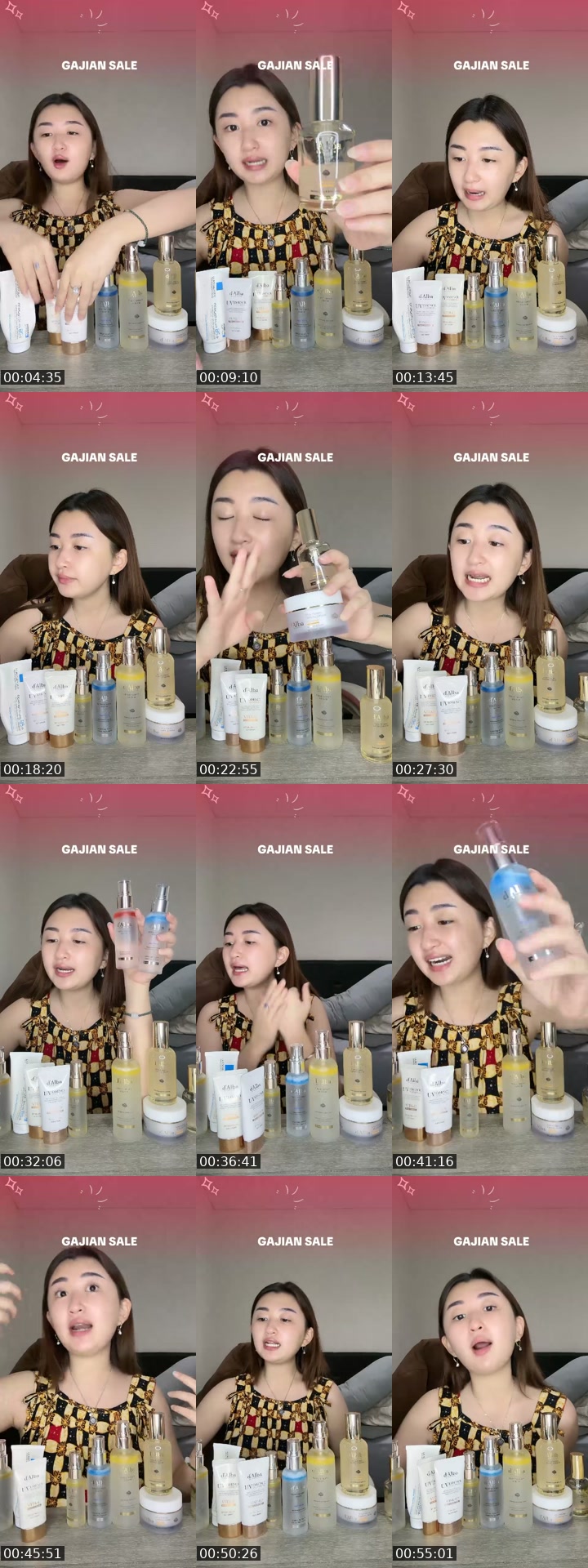TikTok live: d’Alba NEW PRODUCT❤️ by @vallene