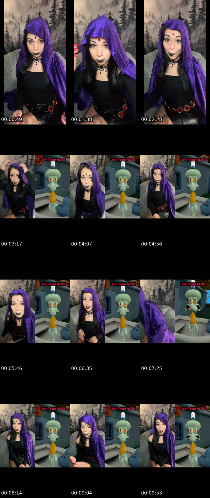 TikTok live: Raven #teentitans by @foxyr0xxy