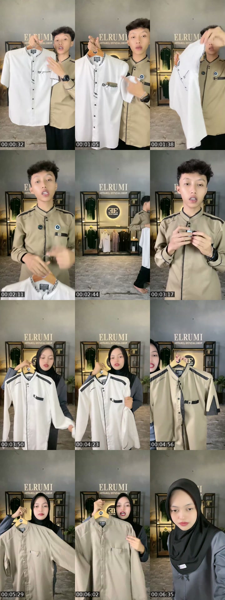 TikTok live: Promo baju koko pria by @elrumi_apparel_official