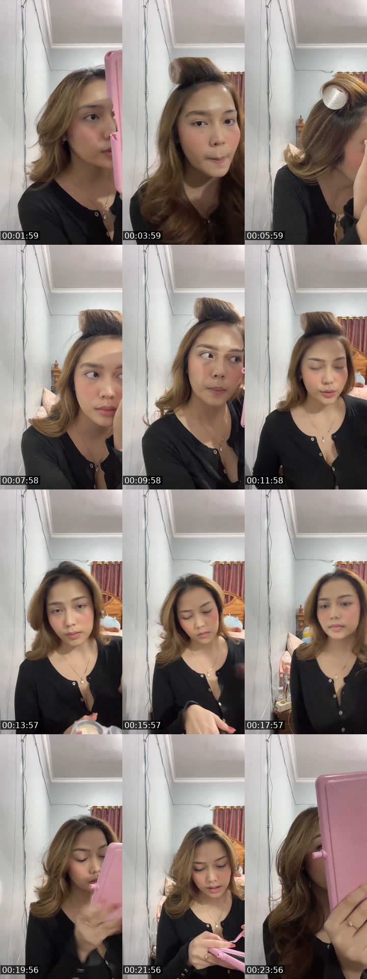 TikTok live: grwm by @duhtaniaa