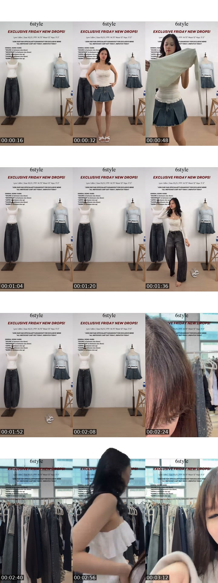 Past TikTok live: FRIDAY EXCLUSIVES DROP 🔥 by @6style