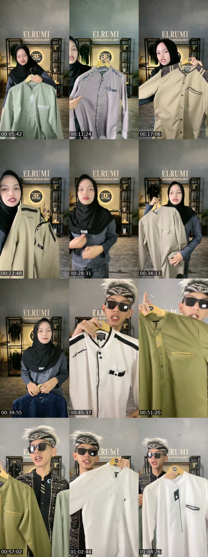 TikTok live: Promo baju koko pria by @elrumi_apparel_official