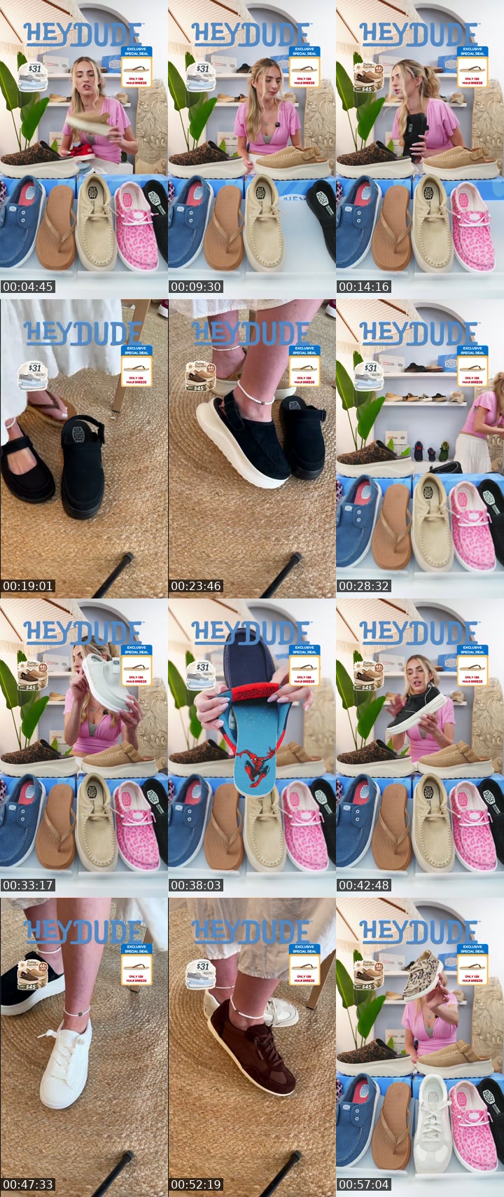 TikTok live: Summer Sale  LIVE by @heydudeshop_us