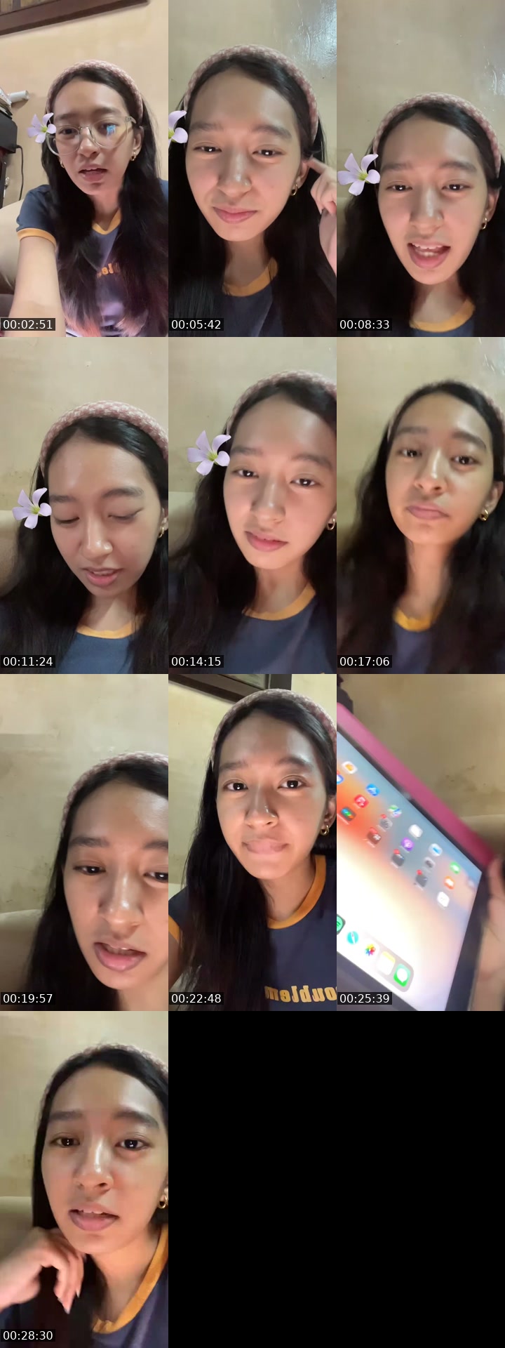 TikTok live: bed time? nawp by @isableeh