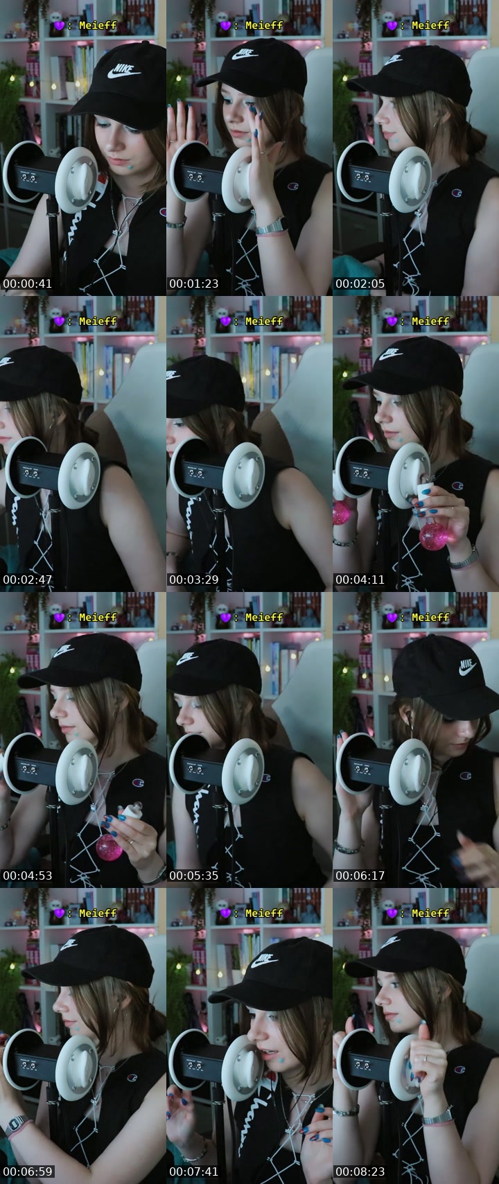 TikTok live: asmr live 🎀 by @meieff