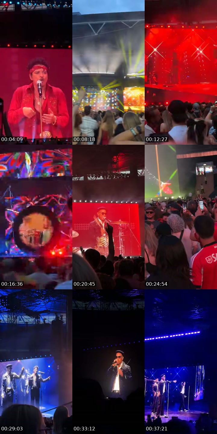 TikTok live: Bruno Mars London by @bellawho404x