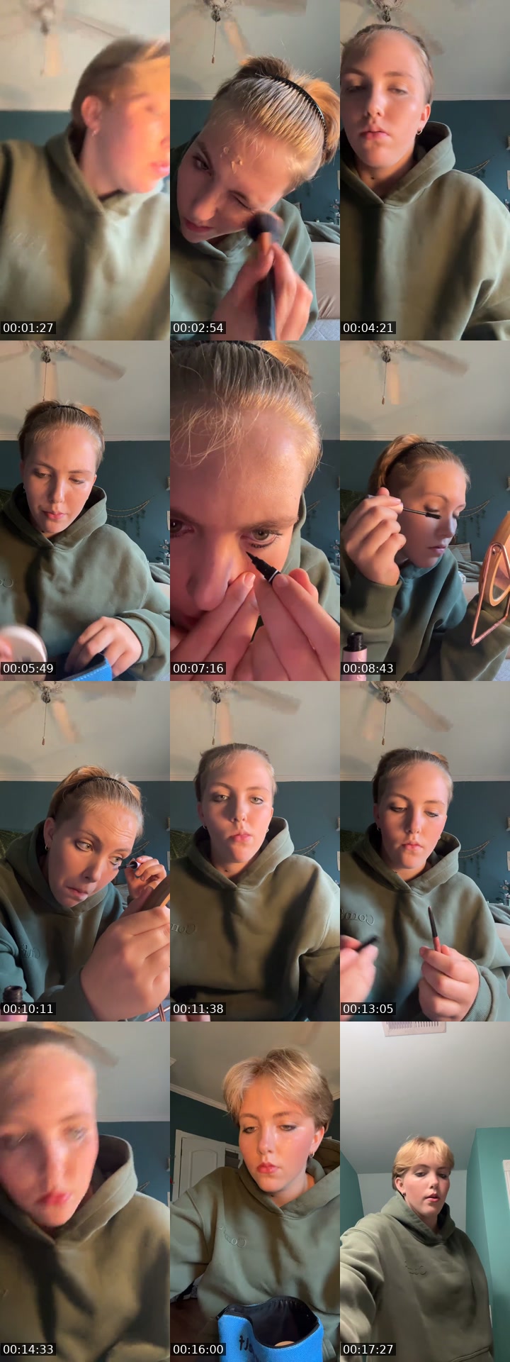 TikTok live: Show night makeup by @skyfullofstarssssss