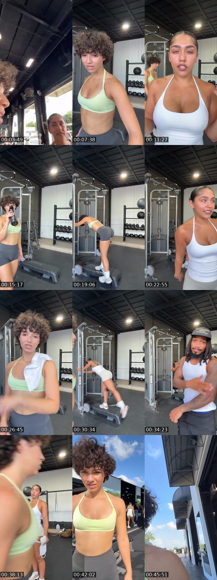TikTok live: GYM LIVEEEE by @ciaralynnrosa