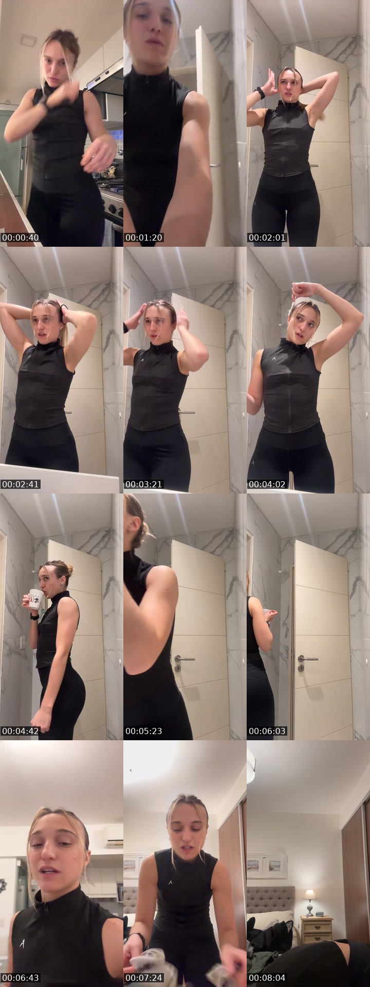 TikTok live: GRWM GYM by @rubiaconmiopia