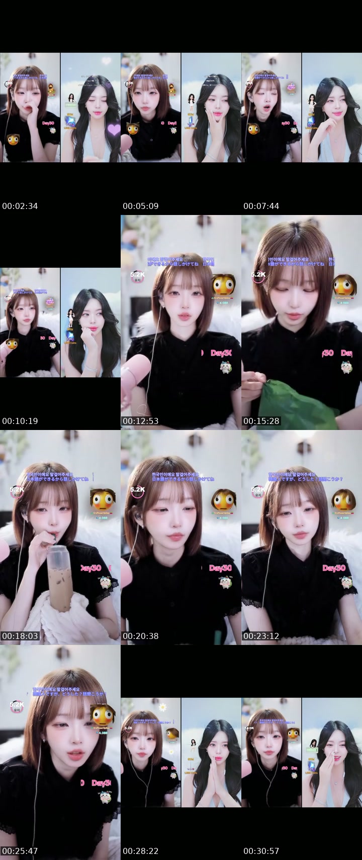 South Korea TikTok live: day 30 by @k2kk23k