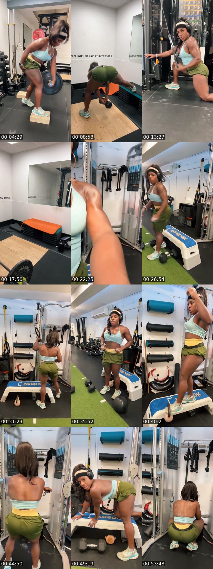 TikTok live: BackLegs💜💪🏾 by @thewalkingpadgirl